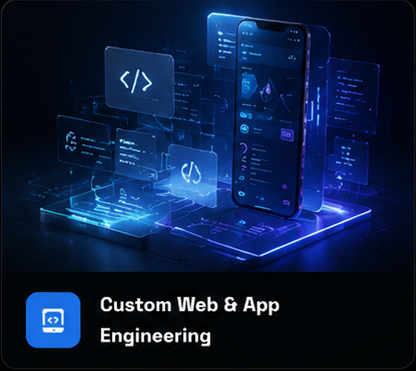 Custom Web and App Engineering solution card